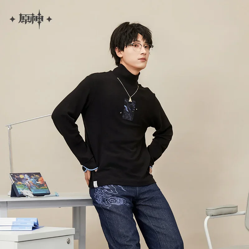 Ganyu трикотажные брюки официальная игра MiHoYo Genshin Impact косплей костюм свитера для