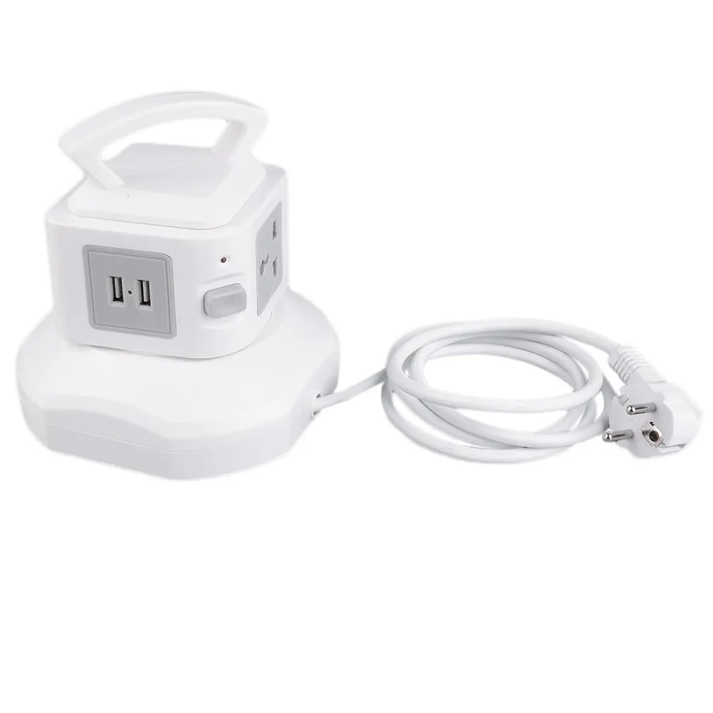 

Умный сетевой фильтр с защитой от перегрузки, 3 розетки, 2 USB-порта