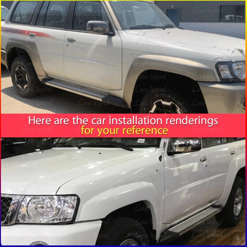 Внешние аксессуары боковая ступенька (дорожные доски) для Nissan Patrol Y61 2005-2020