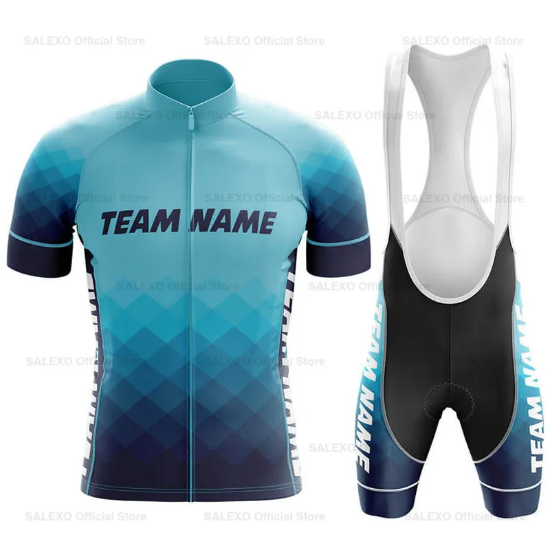 

2022 Summer Cycling Jersey Set Custom Cycling Jerseys Team Name Racing Bicycle Jersey Mens Cycling Clothing Short Bike Jersey