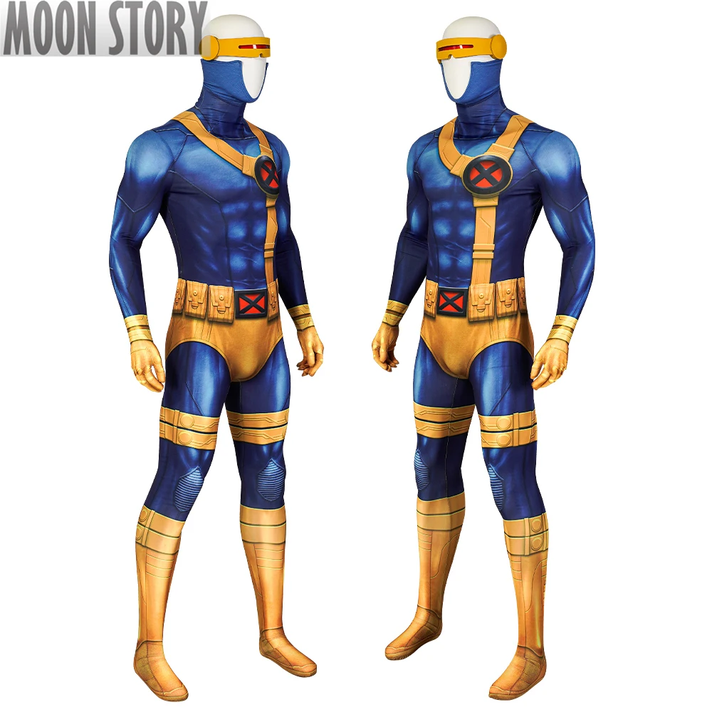 Костюм для косплея из аниме Капитан Скотт Саммерс 1997