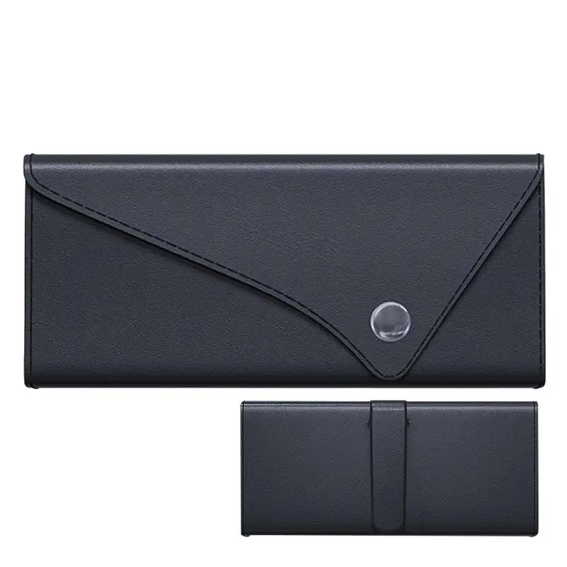 

Car Eyeglass Holder Universal Automotive Eyeglasses Organizer Box PU Leather Anti-Scratch Sun Visor Accessories Glasses Box