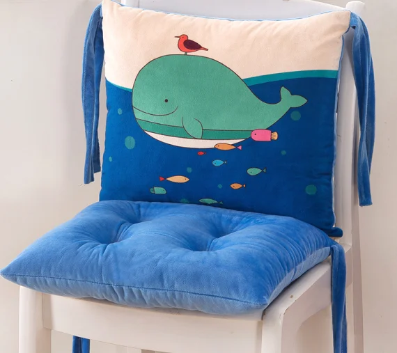 

Cartoon Siamese Cushion Back
