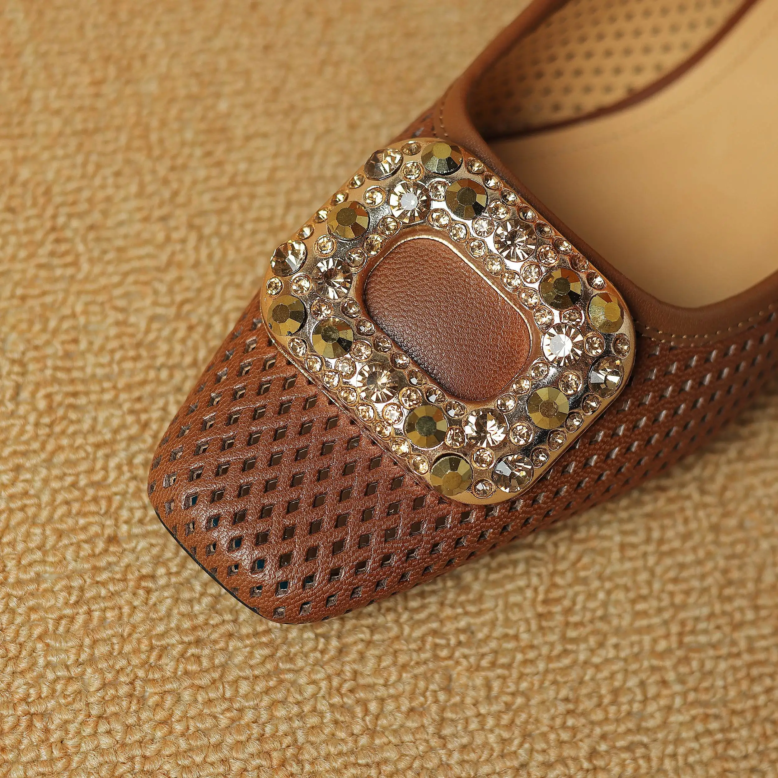 Krazing Pot большие размеры весенняя обувь из овчины с квадратным носком на среднем