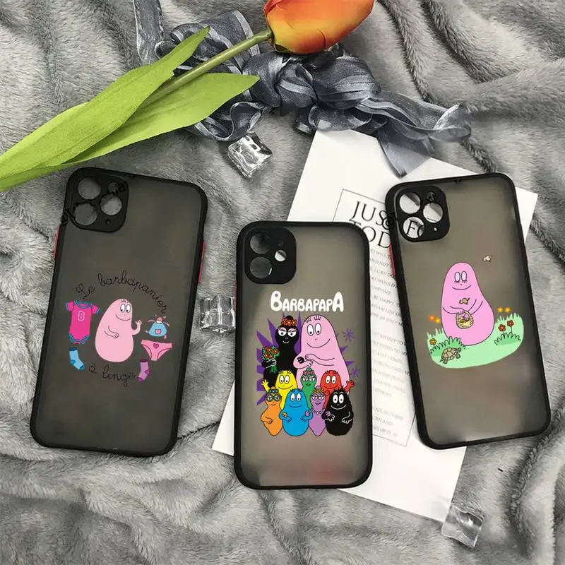 

Barbapapa 02 Phone Case matte transparent For iphone 11 12 13 7 8 plus mini x xs xr pro max cover