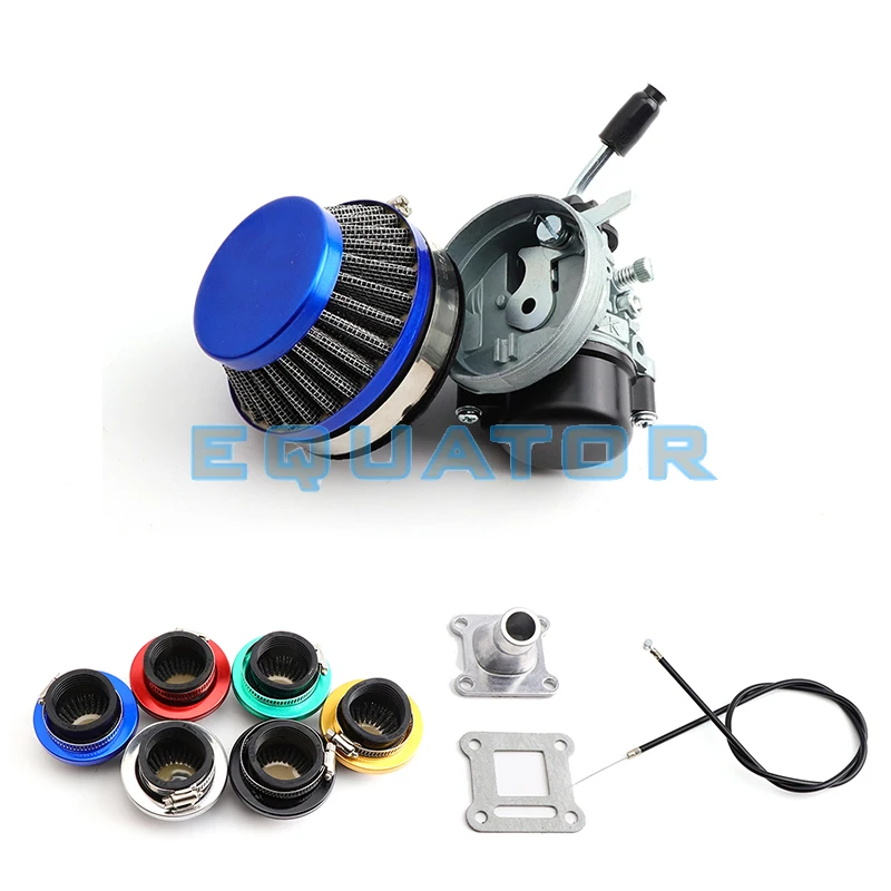 

19mm Carburetor 58mm Air Filter cable Assembly for 2-stroke 49cc 50cc 60cc 66cc 80cc Mini Pocket Bike Group ATV Accessories