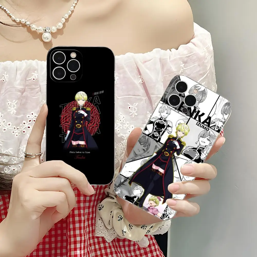 Фото Mato seihei no slave Tenka Izumo Чехол для телефона для iPhone 16 15 14 13 12 11 X XR XS 8 6 Pro Max Plus Mini Clear Color Cover №1