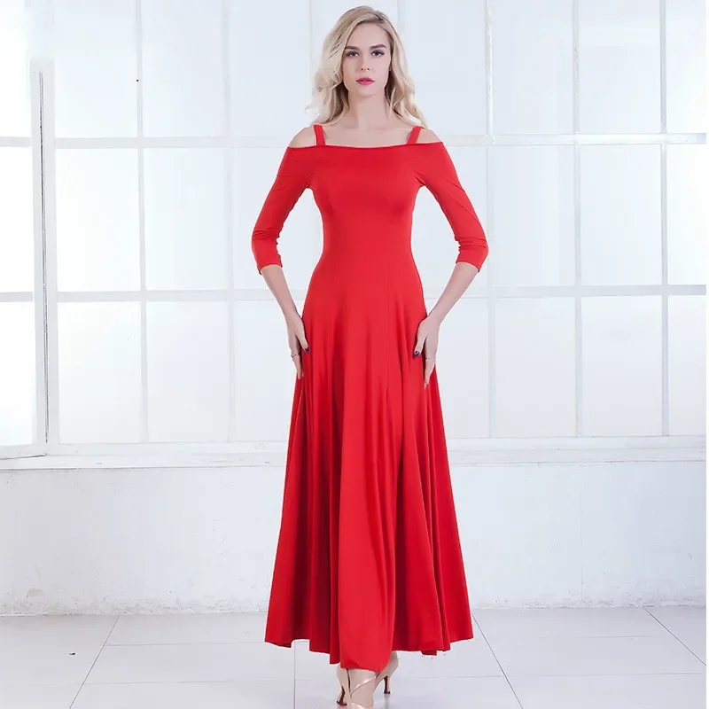 Платье для современных танцев бальных женское стандартное платье