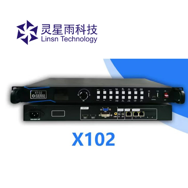 Карта отправки Linsn X100X102 в 1 + видеопроцессор, диапазон управления 1, 3 миллиона пикселей для небольшой фиксированной установки, светодиодный экран (art.: 3920cf8d3e950) - 3920cf8d3e950