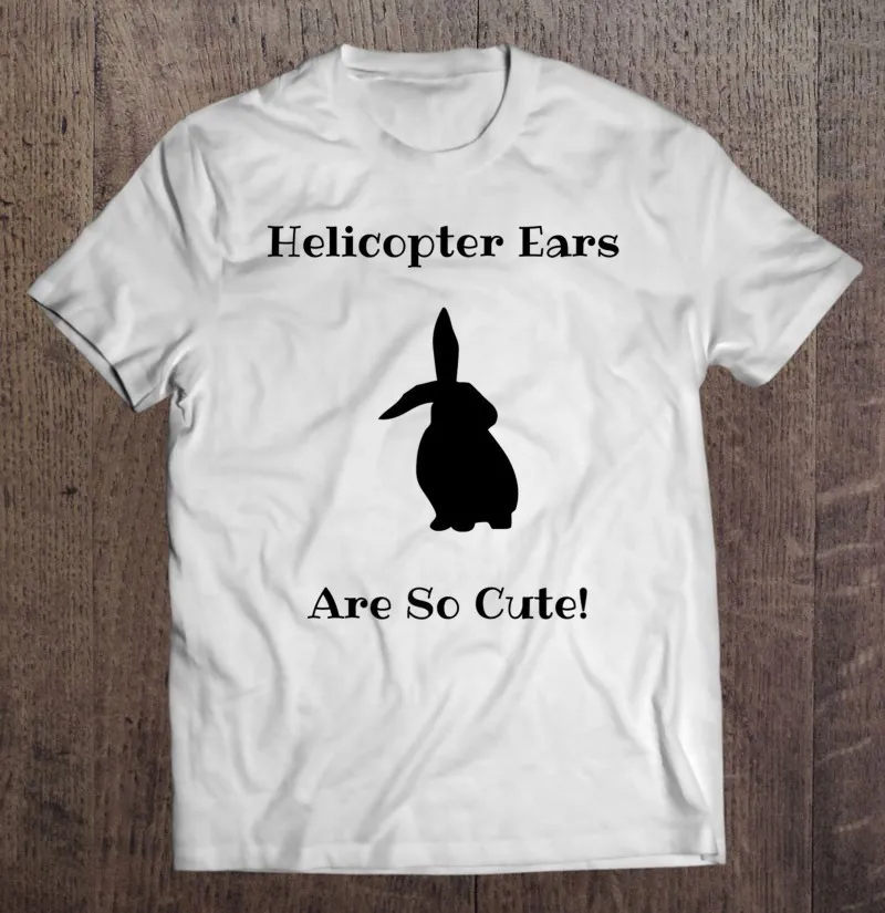 

Вертолет с заячьими ушками для влюбленных, футболки, футболка, женская одежда, футболки, мужские футболки с коротким рукавом, футболка для ж...
