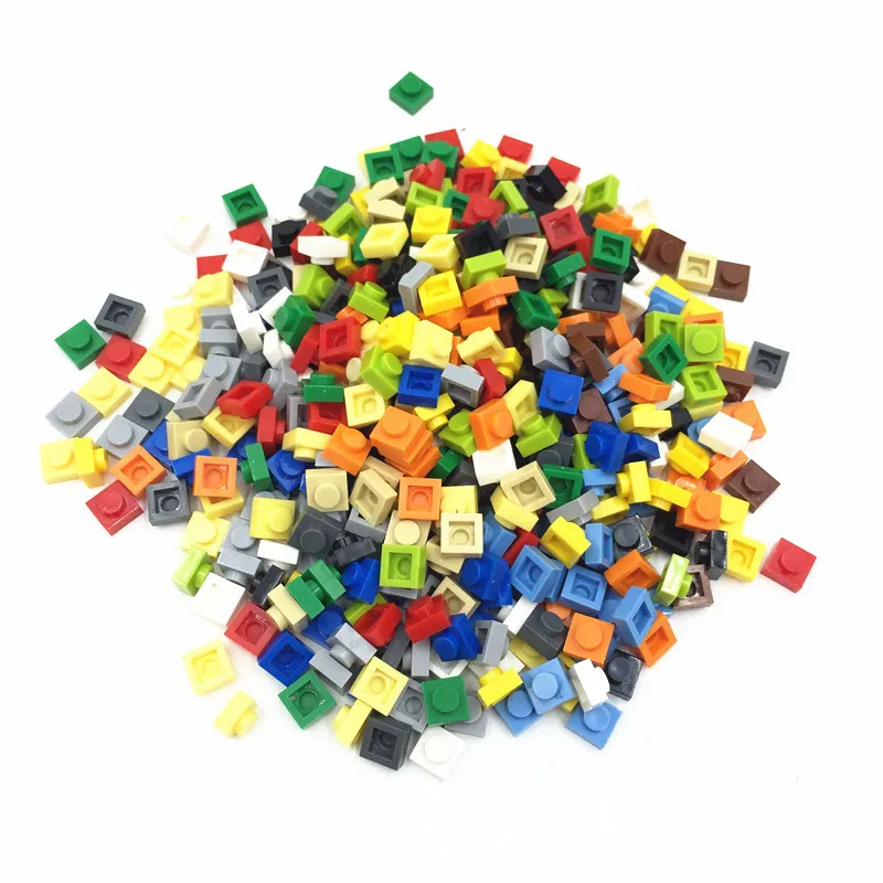 

580 Pieces Small Particle Building Blocks Toys City Diy Creative Bricks Bulk Model Figures Basic Parts Kids Assembled Painting