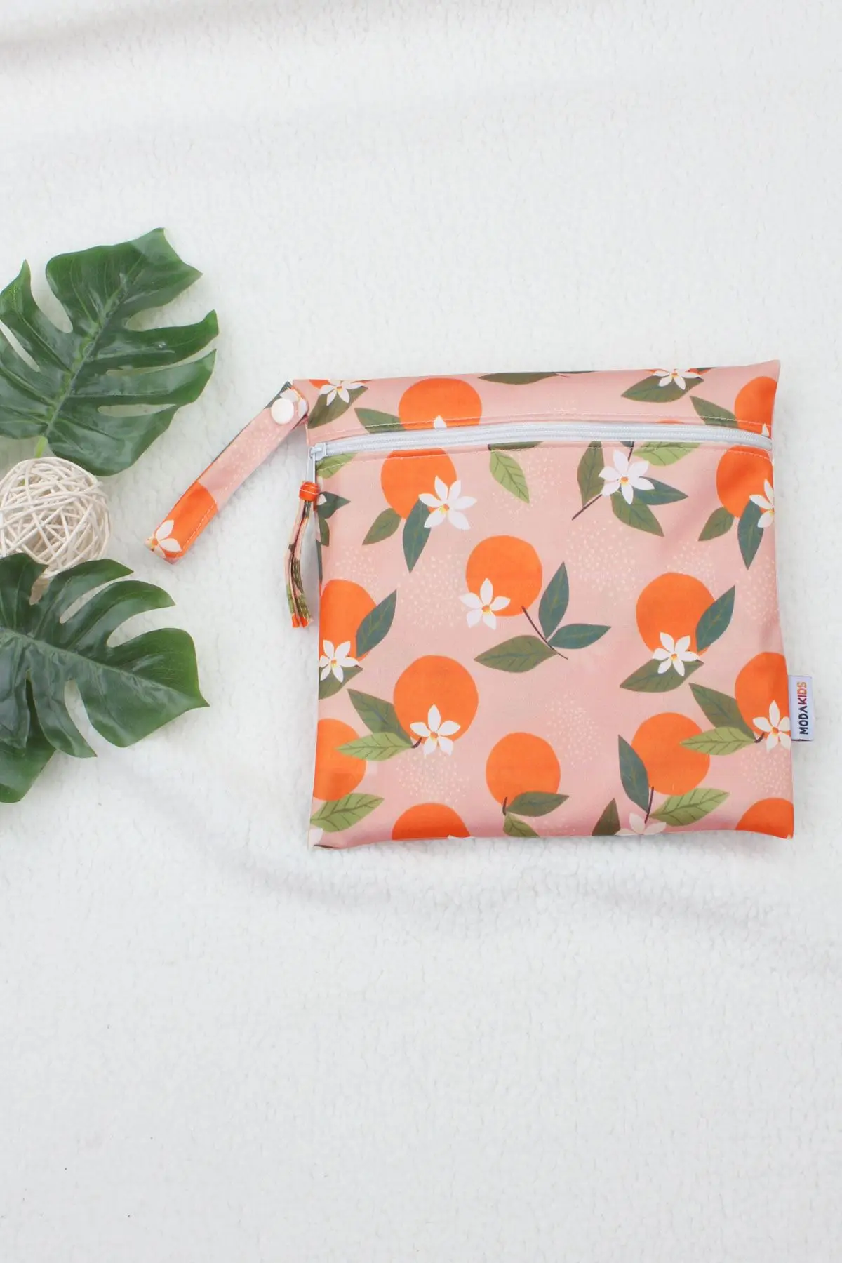 

Liquid Tight Orange Pattern Multi-Use Organizer Bag