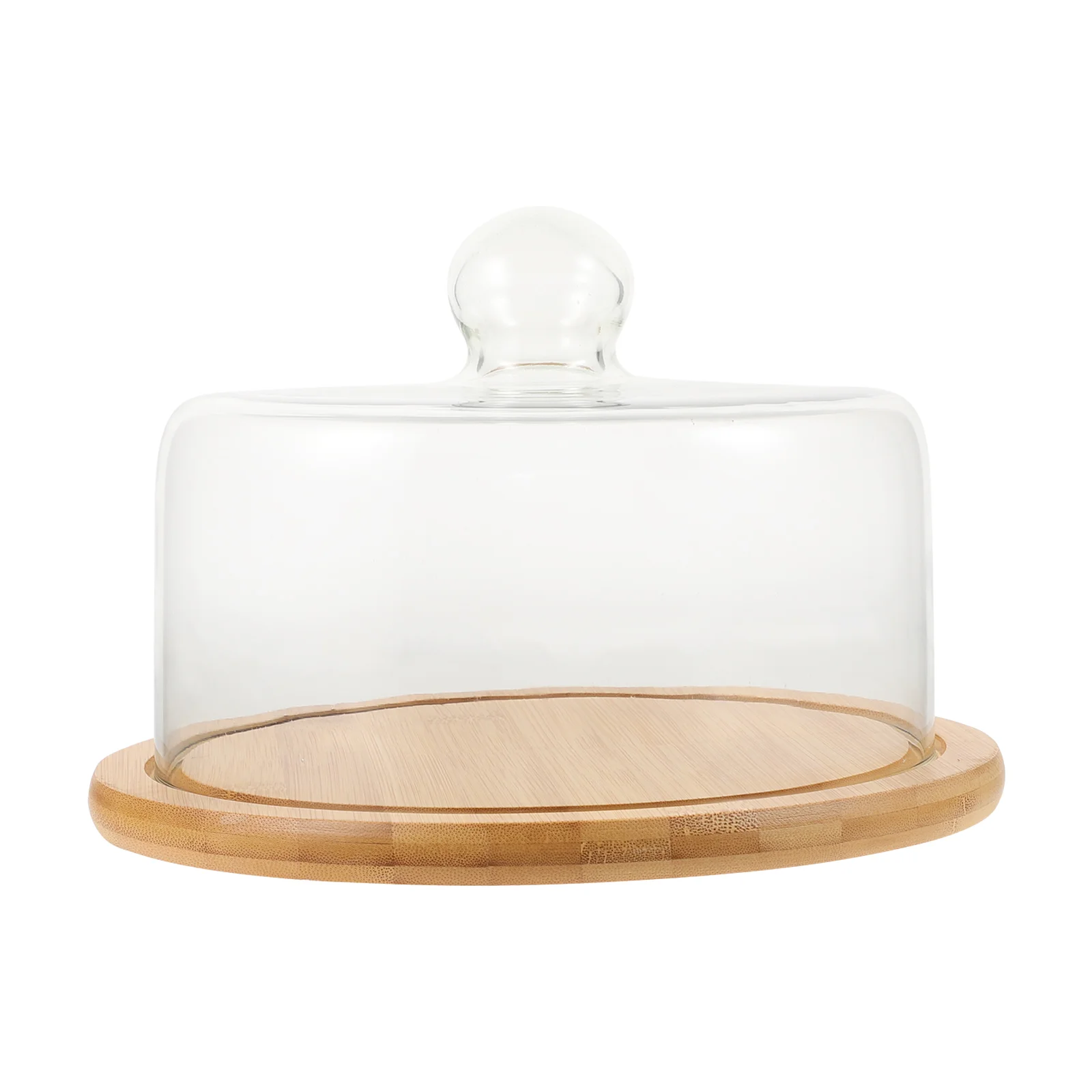 

1 Set Cake Tray Cake Stand Cover Glass Dome Dessert Stand Cover Cupcake Stand Glass Cake Cover