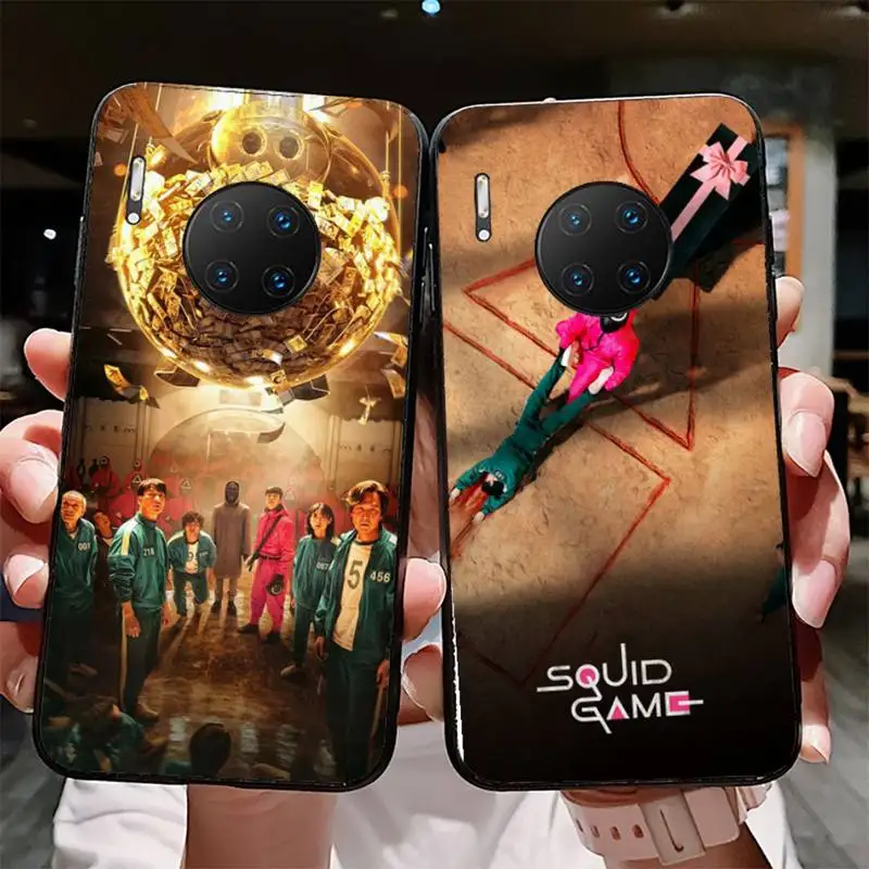 

Cute S-Squid Game TV 456 Phone Case for Huawei Mate 20 10 9 40 30 lite pro X Nova 2 3i 7se