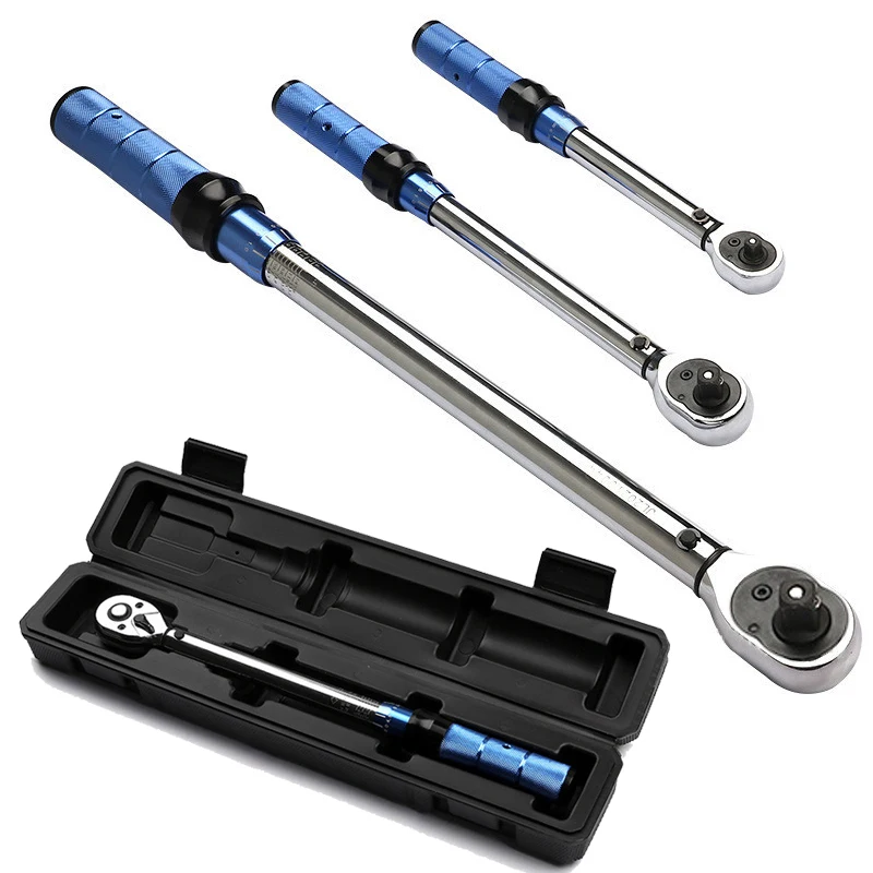 

Torque Wrench 1/2 3/8 1/4 Bicycle Torques Key 72 Teeth Ratchet Spanner Precise Preset Professional Automotive Car Tool Hand Tool