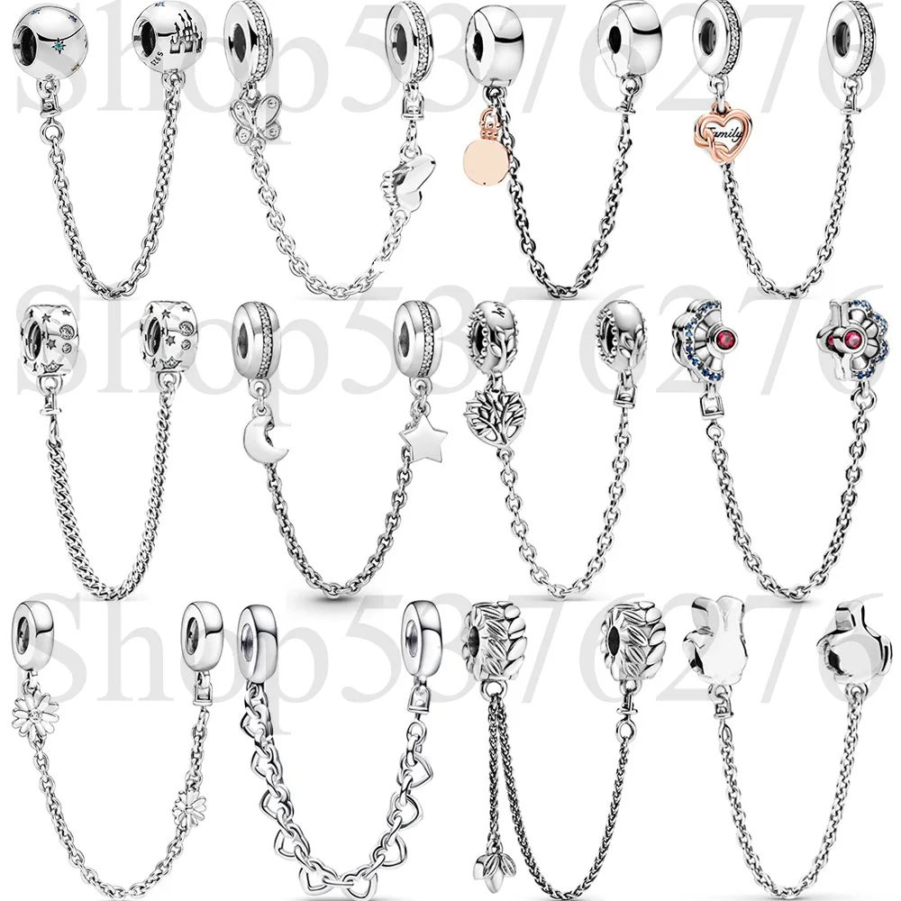 Женский браслет из серебра 925 пробы с бусинами