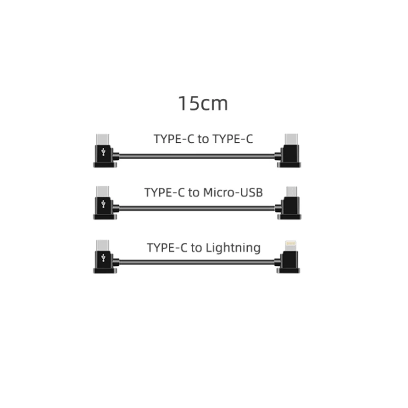 Кабель для DJI Mavic 3/ MINI 2 /FPV /POCKET /AIR 2S /MAVIC Air /OSMO карманные аксессуары Тип C IOS Micro USB Android
