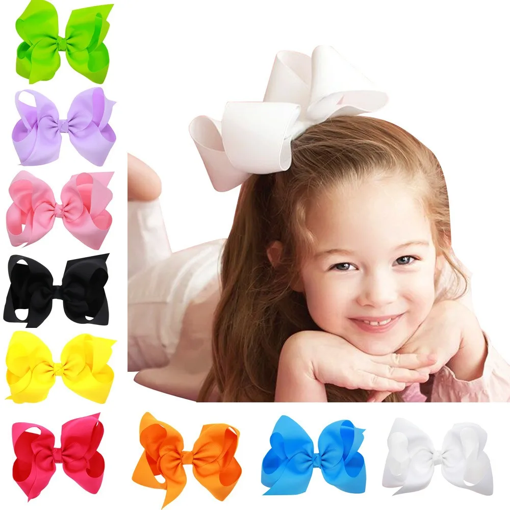 

1 PC Solid Grosgrain Ribbon Hair Bow Hair Clips for Girls Kid Hairpins Hair Barrettes Hair Accessorie Hair Pins Girl Hair Hooks