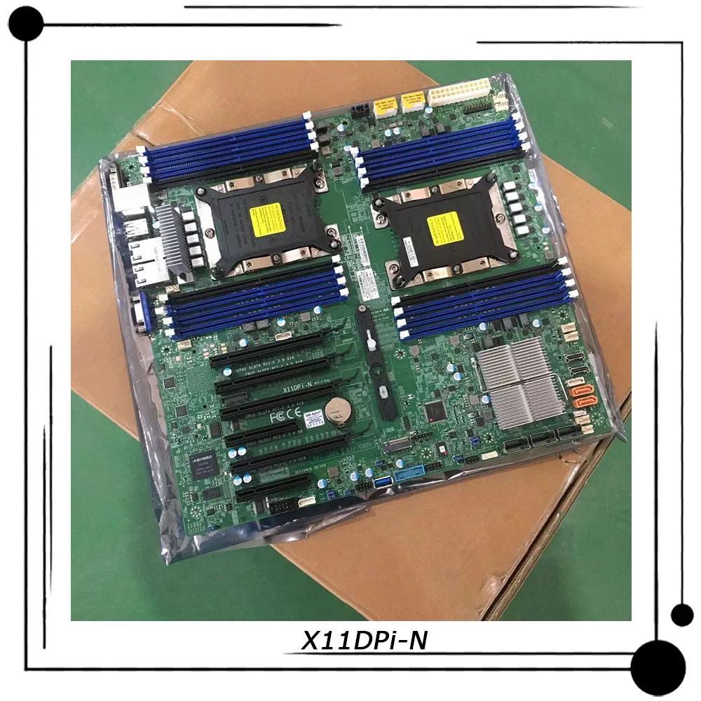 

X11DPi-N For Supermicro Dual-socket Server Motherboard Intel C621 LGA-3647 DDR4 PCI-E 3.0 High Quality Fully Tested Fast Ship