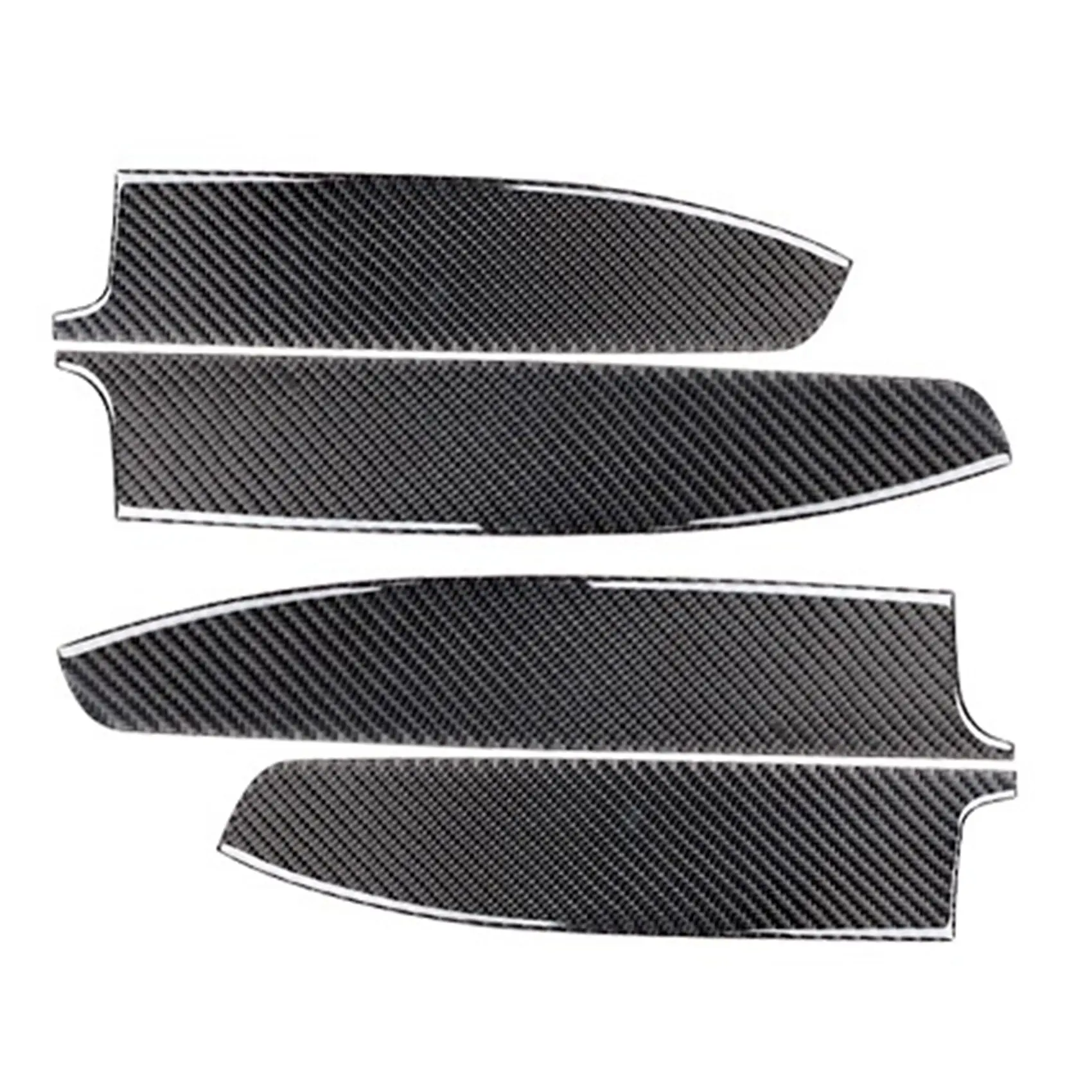 

Armrest Panel Sticker Durable Carbon Fiber Waterproof Inner Door Armrest Handle Panel Trim for Toyota 4Runner 2010-2020