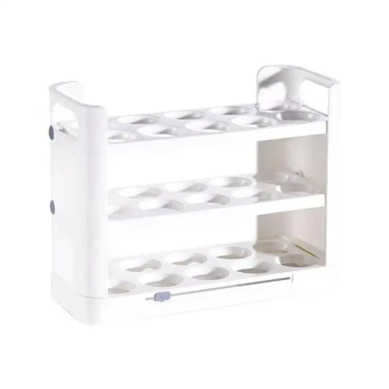 

Automatic Turnover Refrigerator Storage Box Flip-type Side Door Egg Sorting Rack Transparent Egg Container Fresh Tray Egg Holder