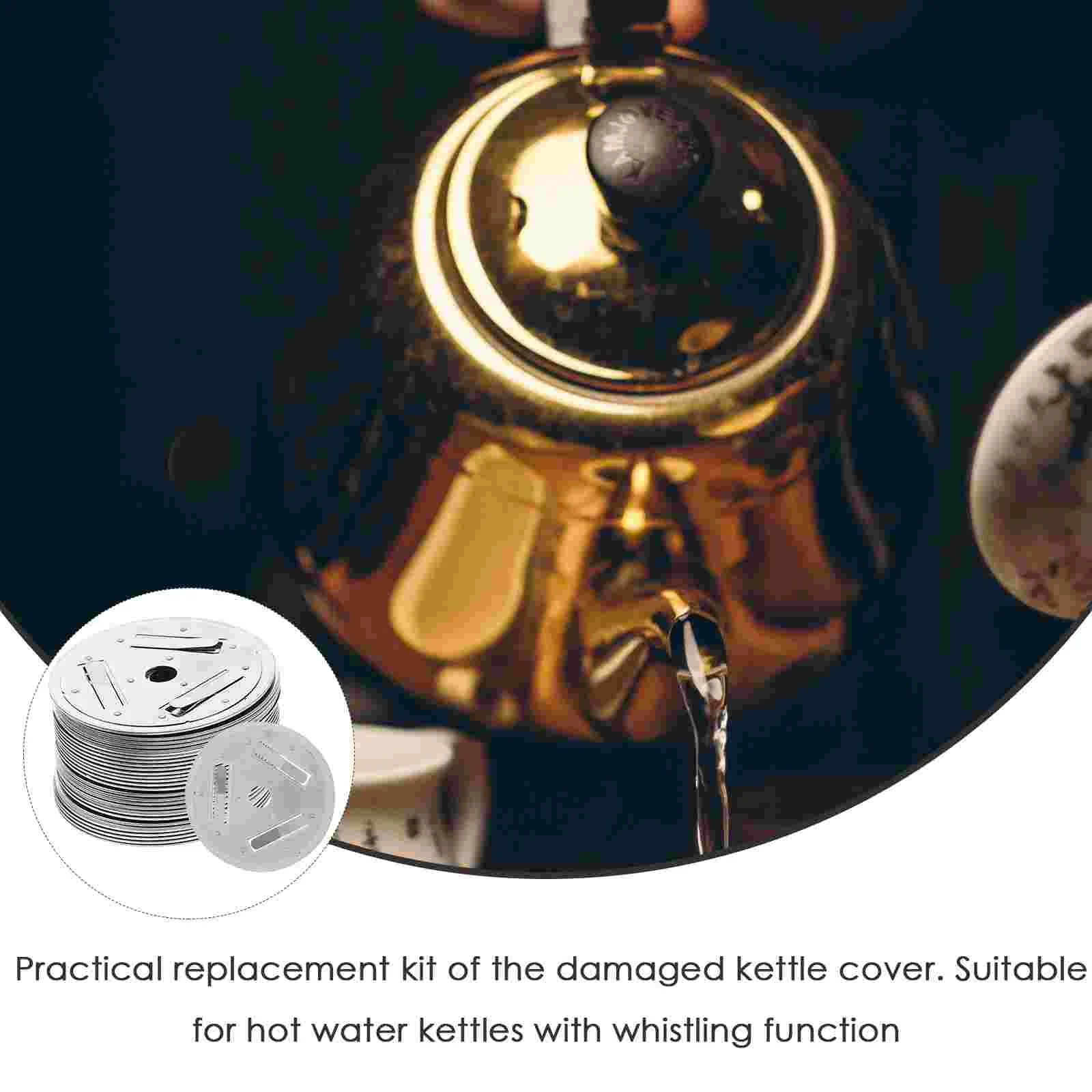 30 шт. звуковая деталь крышка чайника со свистком аксессуары свистки для чипсов