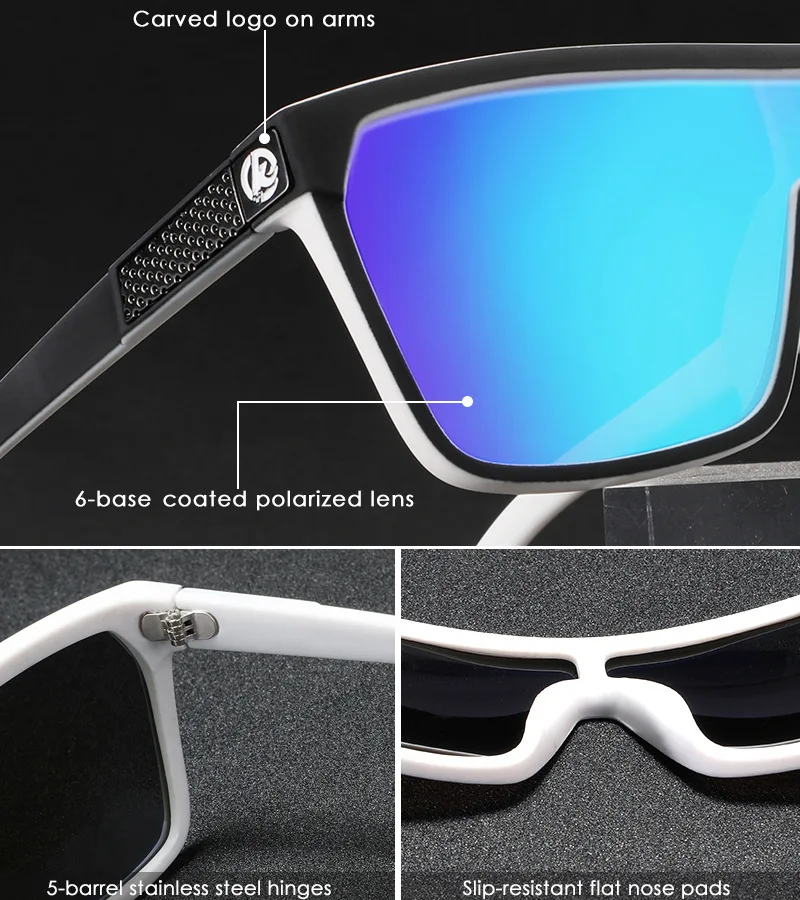 

TEENYOUN Men Sport Women Fashion Goggle Big Frame Outdoor Polarized Eyewear Oculos De Sol UV400 Sunglasses Sun Glasses