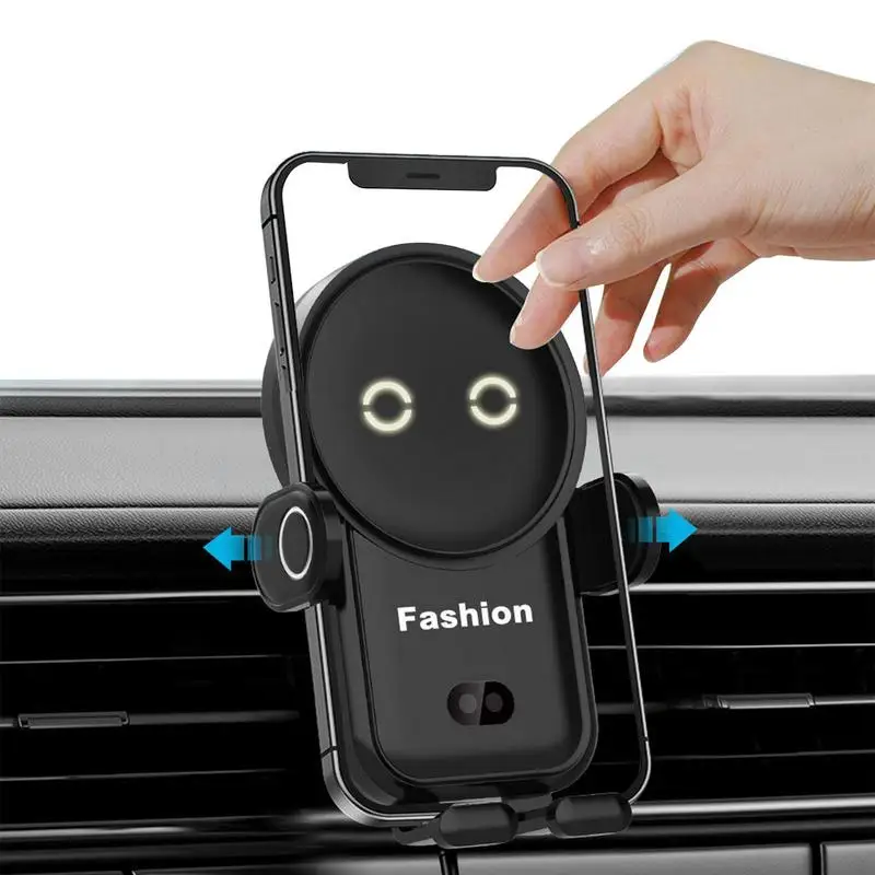 

Wireless Car Charger Mount Qi Fast Charging Auto-Clamping Auto Mount Windshield Dash Air Vent Phone Holder Stand For Mobile
