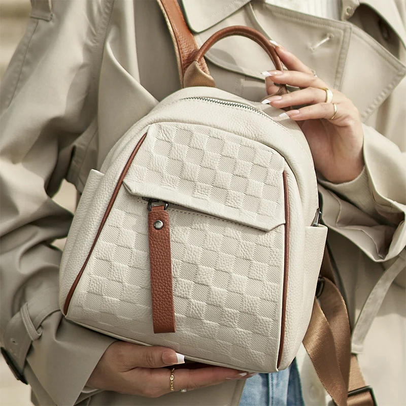 

ZOOLER Full Skin 100%Genuine Leather Backpack Women's Bag Pattern Travel Bag Fashion Business Need #sc1368