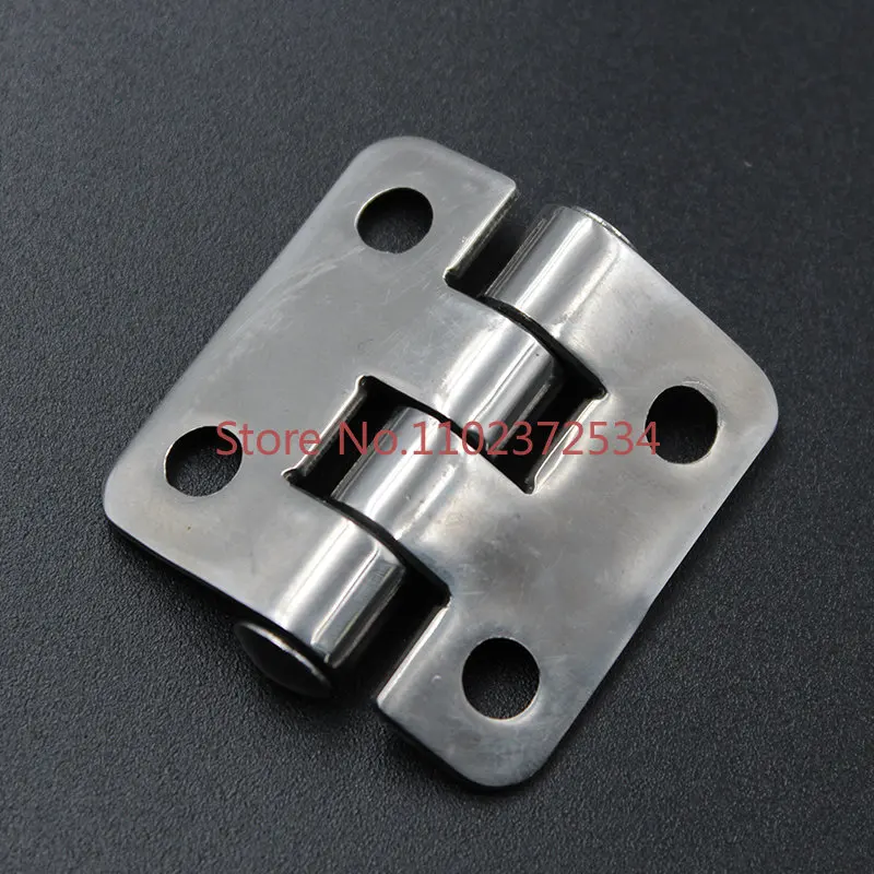 

2PCS 1.5 inch 316 stainless steel heavy duty thickened cast square hinge for marine hardware yacht accessories