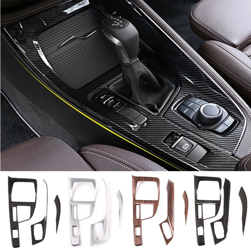 

WD Car Central Control Gear Panel Cover Multimedia Panel Frame Side Trim Decoration Protection For BMW X1 F48 X2 F47 2016-2019