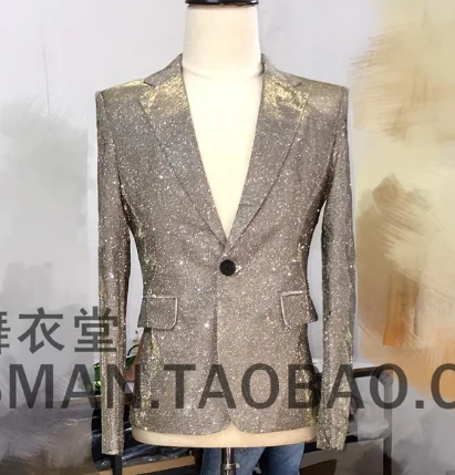 Мужские блейзеры для вечевечерние НКИ клуба ночного волшебного цвета с