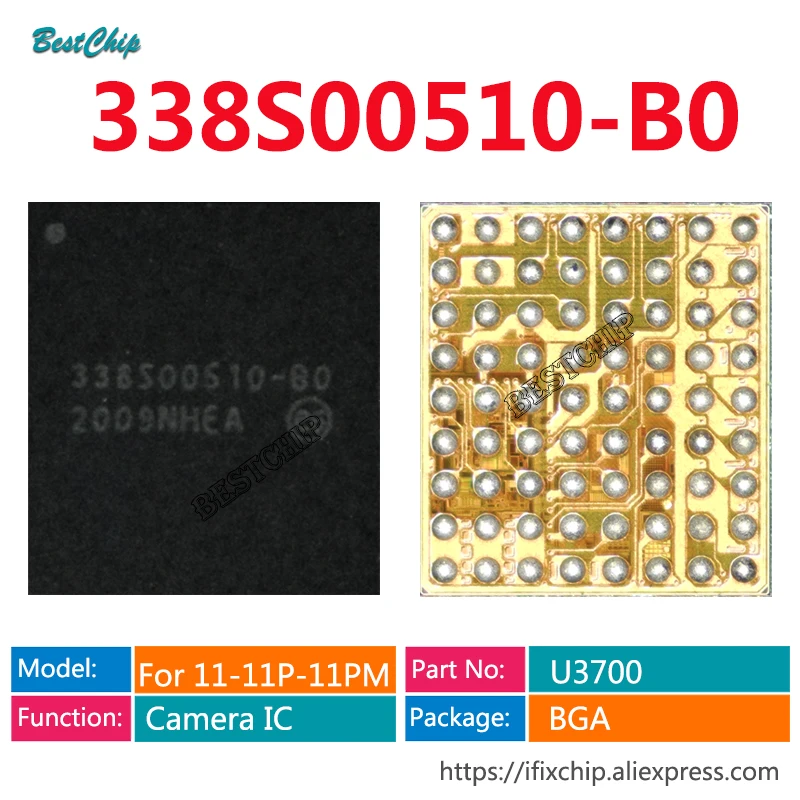 

Блок питания для камеры, источник питания PMU IC для iphone 11 11pro/max U3700, 338S00510, 338S00510-B0, 2-10 шт.