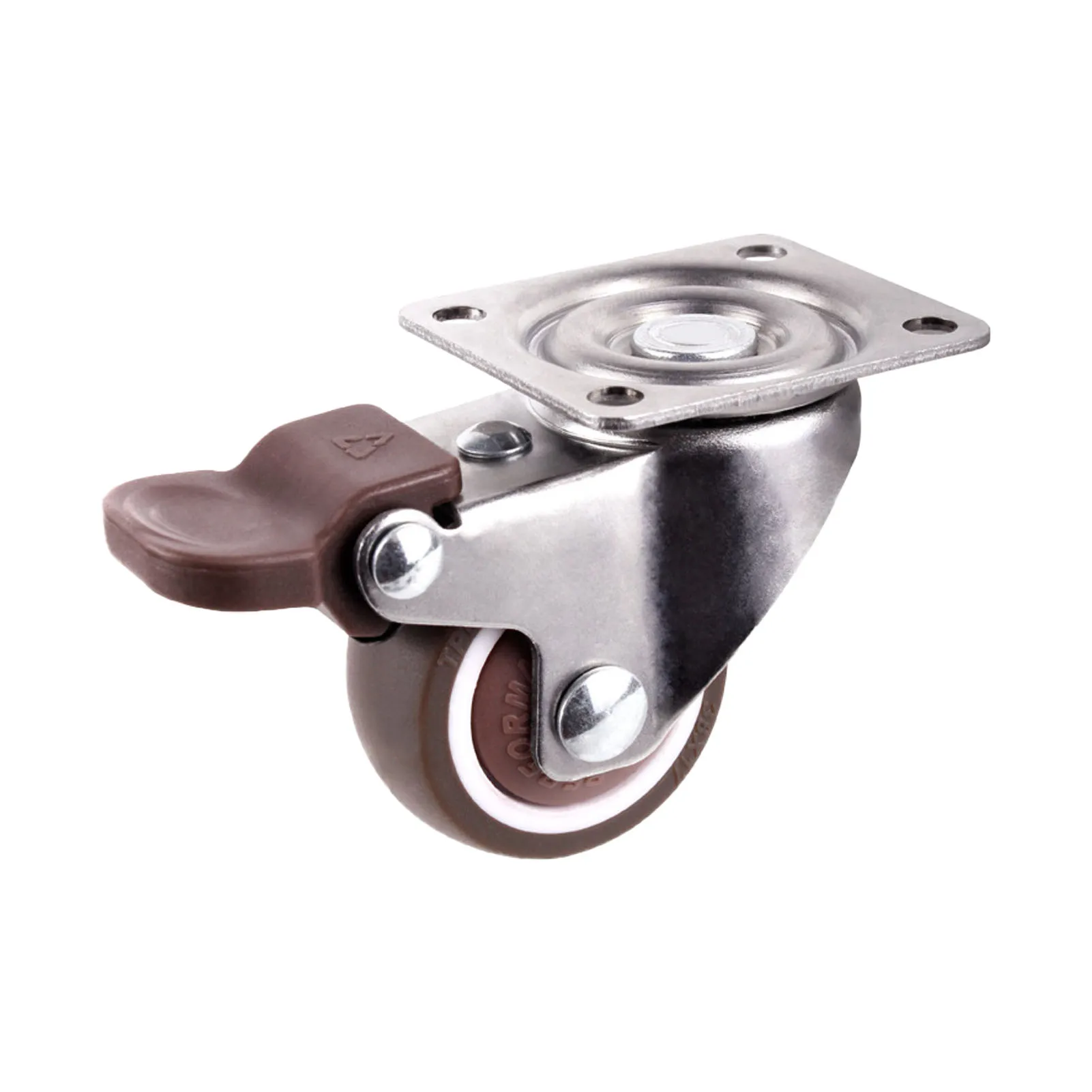 

4pcs/pack Easy Install Table Wheels Living Room Transport Swivel Home Furniture Castor Noiseless Heavy Duty Hardware With Brake