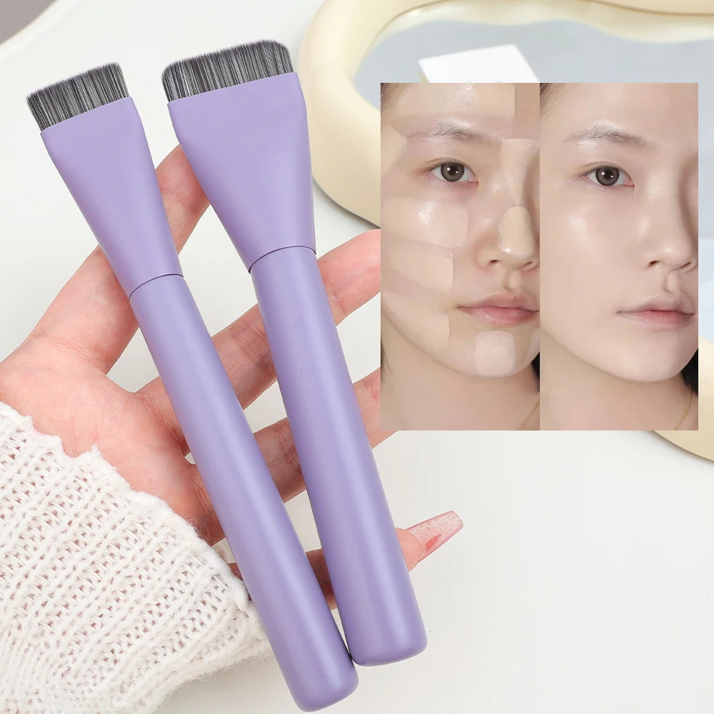 Ультратонкая кисть для основы макияжа с плоской головкой