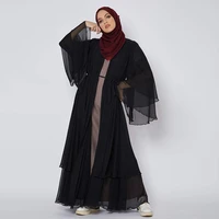 caftan open abaya kimono cardigan dubai abayas for women turkey muslim hijab dress solid islam moroccan kaftan robe musulmans