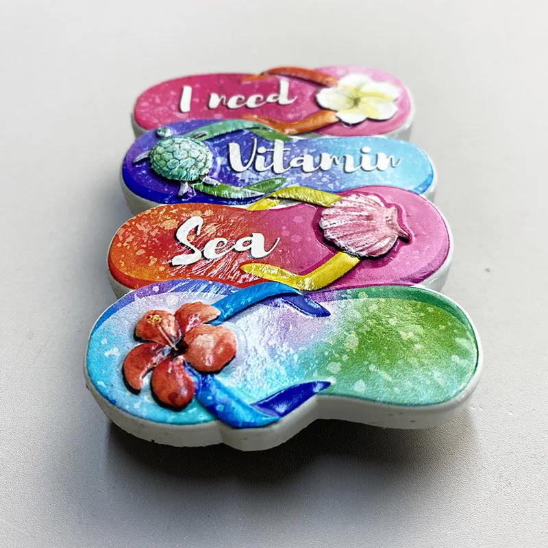 Туристические сувениры на магните холодильник с витаминами пляже Bohol 3D магнитные