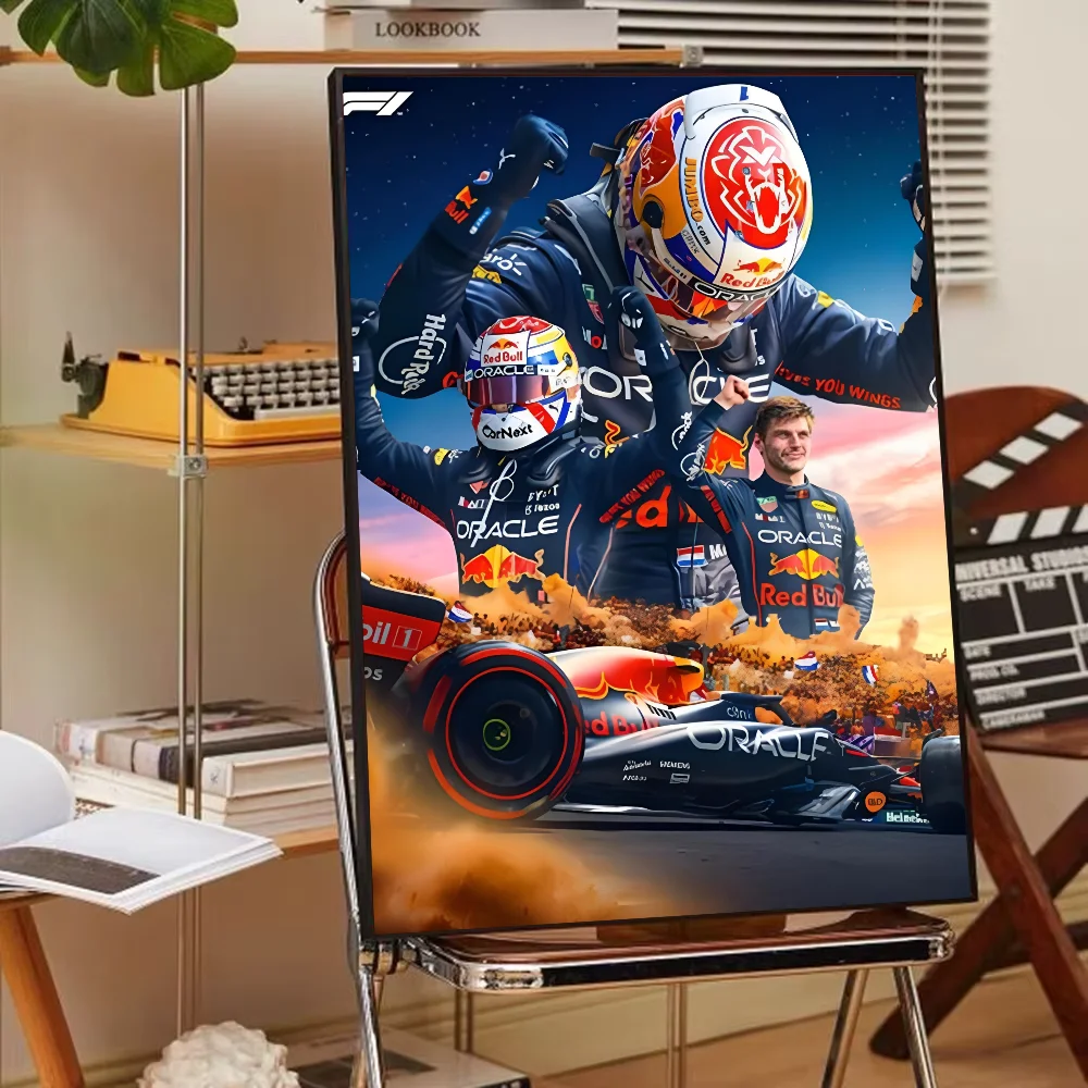 F1 Brazilian Grand Prix Winner V-Verstappen Poster Paper Print Home Living Room Bedroom Entrance Bar Cafe Art Painting Decoratio