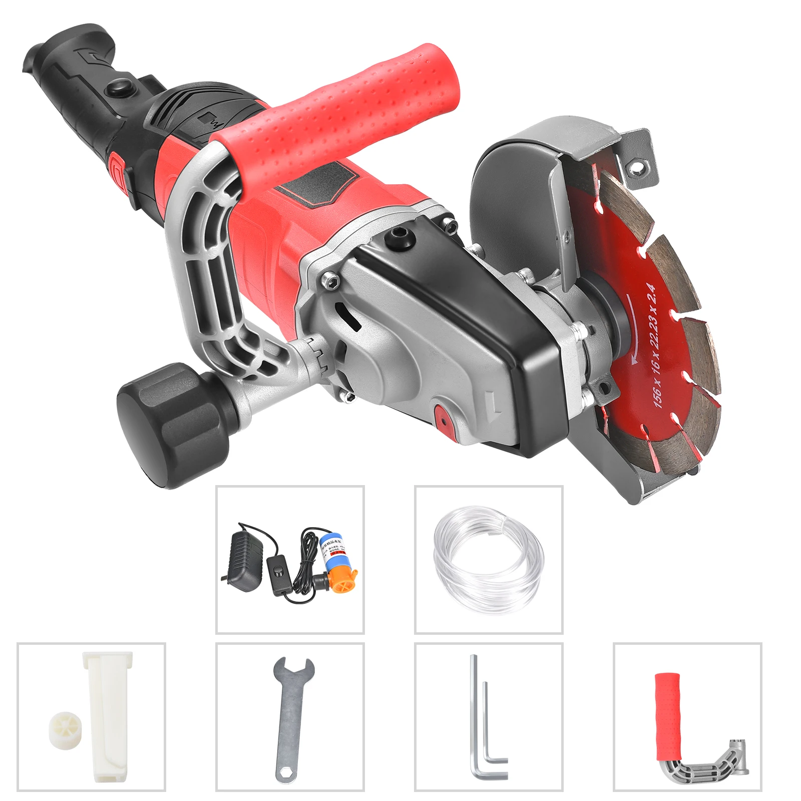 

Single Chip Slotting Machine 7500rpm 1800W 220V/110v Stone Cutting Machine Concrete Multifunctional