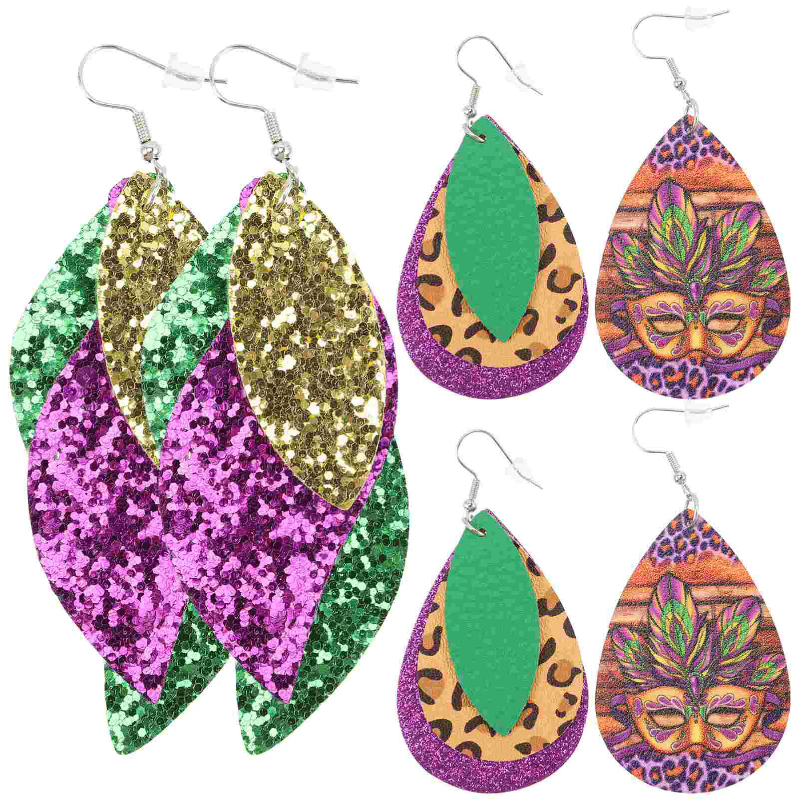 

Carnival Earring Earrings Ear Decoration Woman Stud Dangle Jewelry Drop Pendant Decor Party