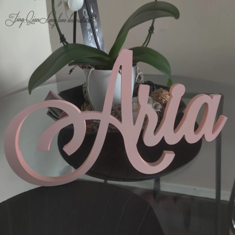 Customized Name Sign Custom wooden Name Sign Birthday name Sign Nursery Sign Wood over crib BABY name sign wedding