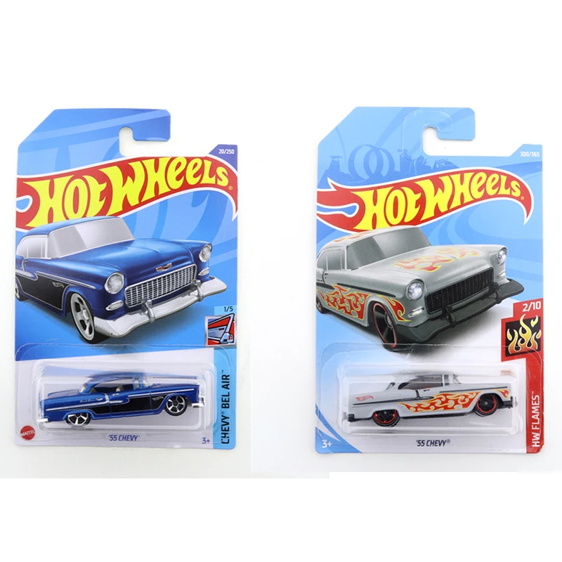 

2022-20 Hot Wheels 55 CHEVY Mini Alloy Coupe 1/64 Metal Diecast Model Car Kids Toys Gift
