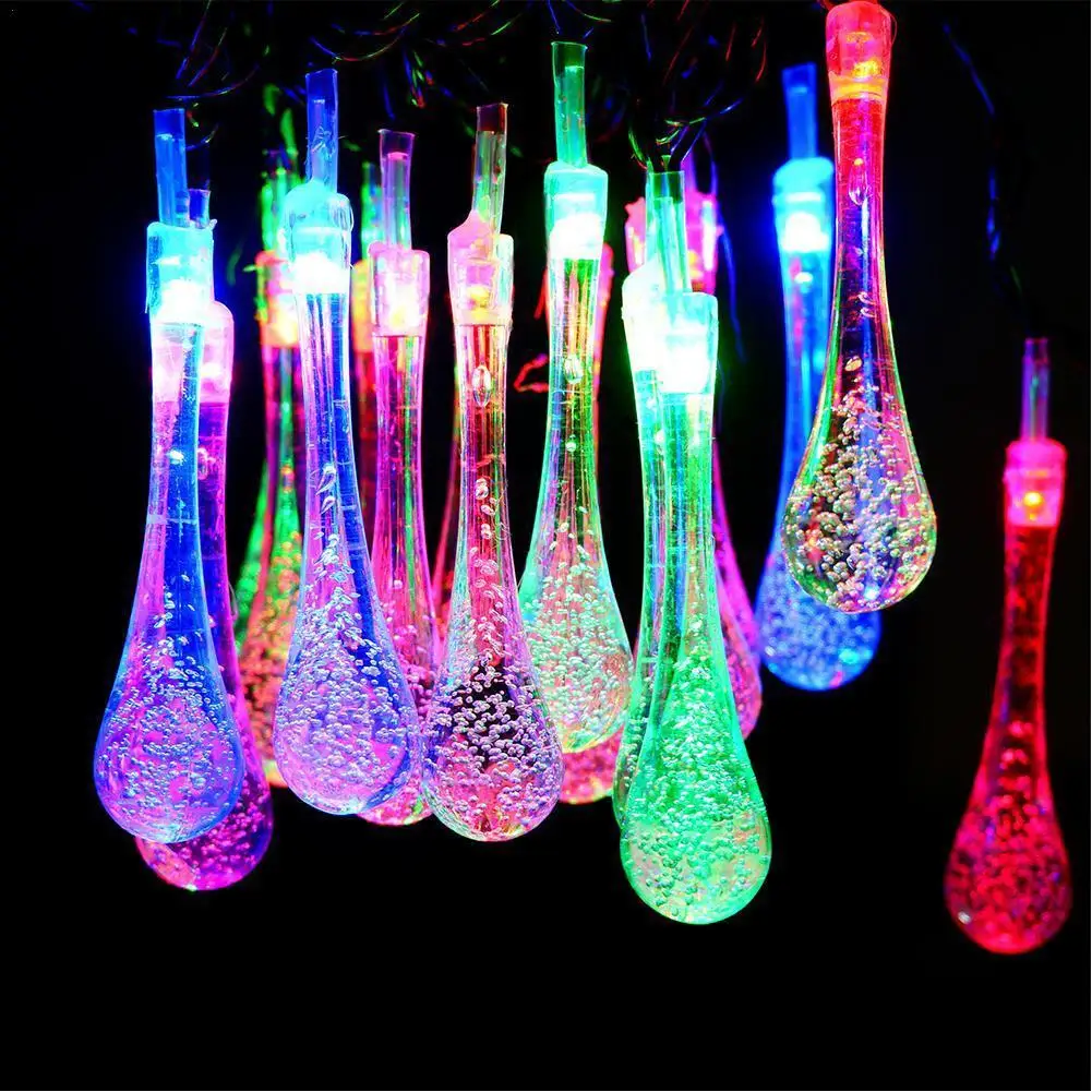 

Светодиодная Водонепроницаемая гирлянда в виде капли воды