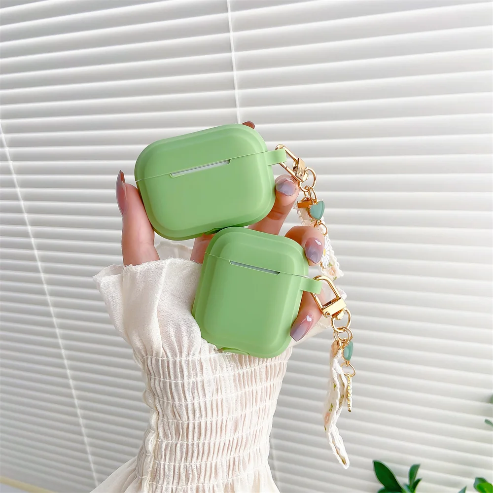 

Чехол для Airpods 3 в Корейском стиле, чехол для Airpods 2 Pro, чехол для наушников, мягкая Беспроводная задняя крышка с Bluetooth