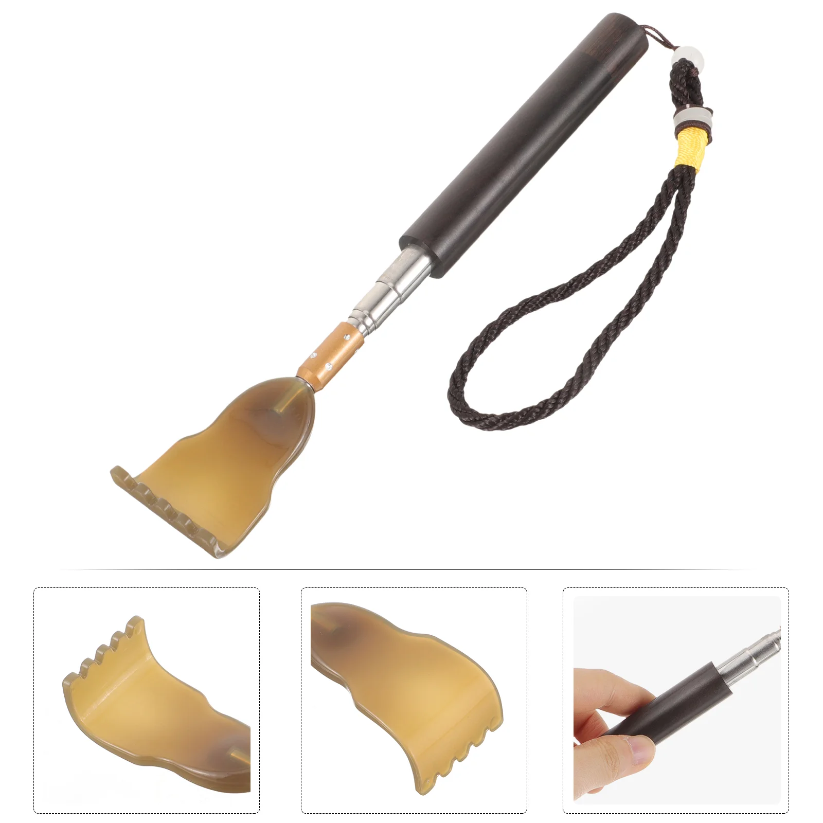 

Telescopic Scratcher Back Men Body Massager Backscratchers Adults Resin Tools Extendable Self