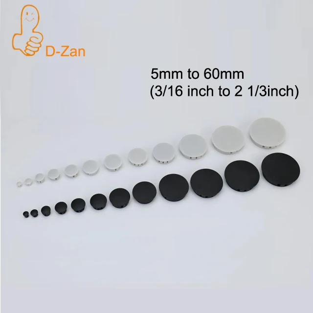 10 шт. заглушки для труб от 5 мм до 60