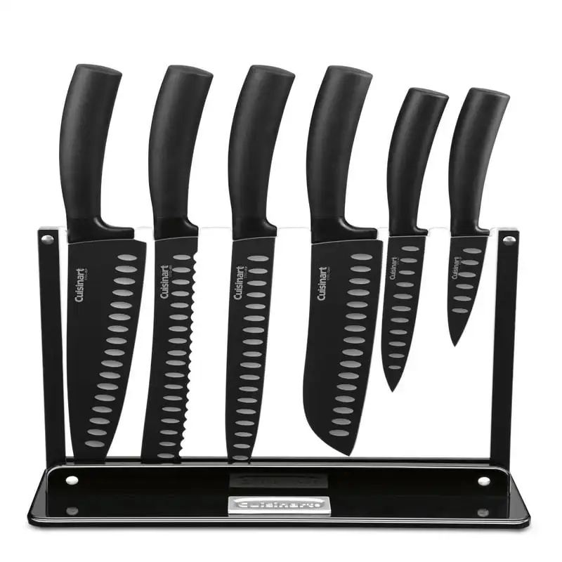 

C77NS-7P 7-Piece Non-Stick Edge Collection Cutlery Set with Acrylic Stand