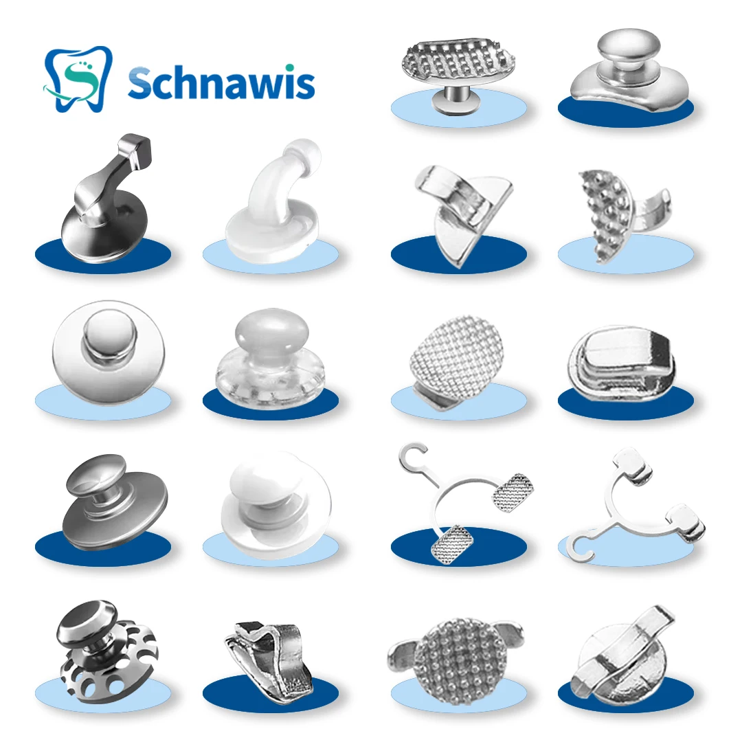 10 шт. стоматологическая ортодонтическая лингвальная кнопка ушко с прямым