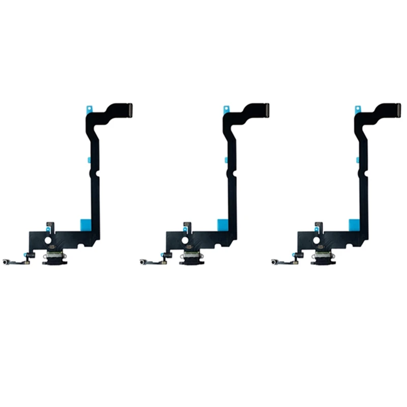

HOT-USB Charging Port Dock Connector Microphone Flex Cable Charger Port Replacement For Iphone Xs Max