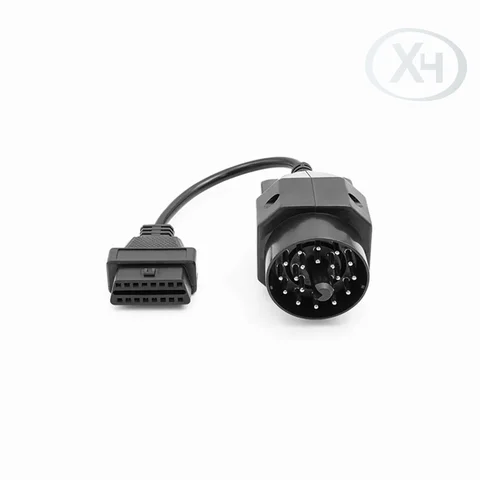 Оригинальный переходной кабель BMW OBD2 с 20-контактным на 16-контактный разъем, гнездовой диагностический разъем для e36 e39 X5 Z3, инструменты для ремонта автомобилей